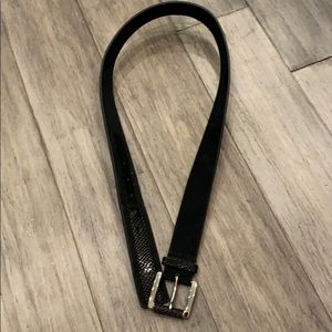 Michael Kors Genuine black leather/suede belt-M